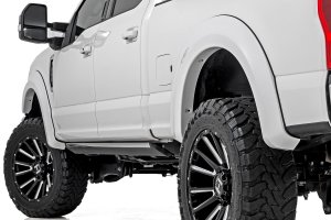 Ford F-350 Super Duty Fender Flares - Rough Country - Sport - D1 Stone Gray - '17-'22 Ford F-350 Super Duty Fender Flares - Rough Country - Sport - D1 Stone Gray - '17-'22